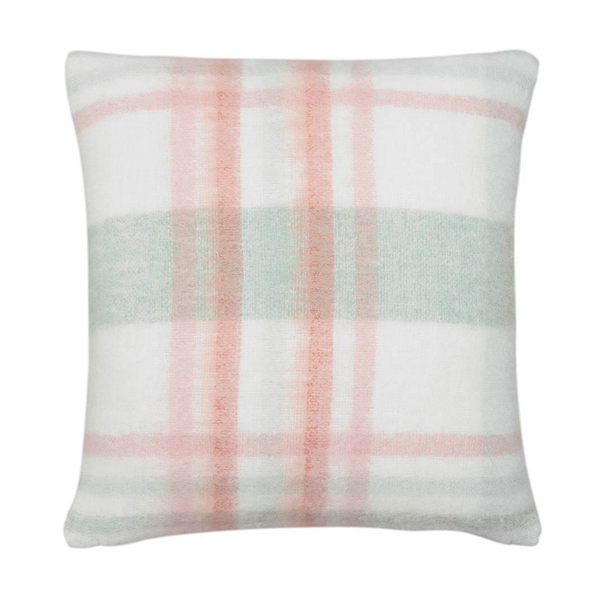 Colton Check Cushion By Laura Ashley In Sage Green